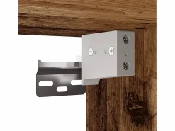 Clearance Mueble lavabo madera antigua 90x38,5x45 cm madera de ingeniería Marru00f3n