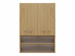 Sale Mueble lavadora, 30 x 64 x 90 cm, Roble Artesano Marru00f3n