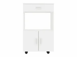 Clearance Mueble móvil de cocina haaus Arno, 1 cajón, 2 puertas, , 60 x 35 x 100 cm Blanco