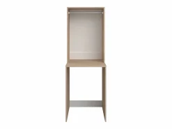 New Mueble para el cuarto de la lavadora para lavadora con colgador - L65 x Alt. 184 cm - ERKANO Mueble Para Lavadora