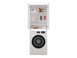 Mueble para lavadora, 30 x 64 x 180 cm, mate