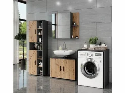 Mueble para lavadora antracita 68x60.1x88.5 irma Mueble Para Lavadora