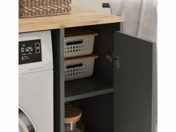 Hot Vicco Mueble para lavadora antracita/roble dorado 93.6x60.3x88.2 viktor Gris antracita