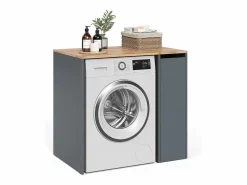 Hot Vicco Mueble para lavadora antracita/roble dorado 93.6x60.3x88.2 viktor Gris antracita