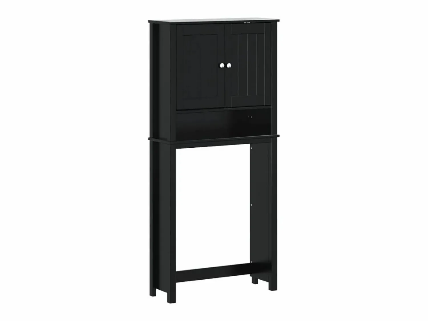 Mueble para lavadora BERG madera maciza 76x27x164,5 cm Mueble Para Lavadora