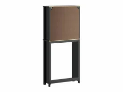 Mueble para lavadora BERG madera maciza 76x27x164,5 cm Mueble Para Lavadora