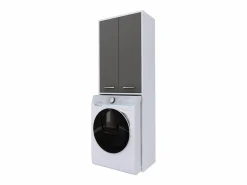 Best Mueble para lavadora, mate, gris, 31 x 64 x 180 cm Mueble Para Lavadora