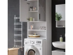 Best Mueble para lavadora alto brillo 64x26x190.5 irma Mueble Para Lavadora