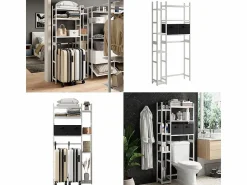 Vicco Mueble para lavadora 78.5x23.5x163 bilbao