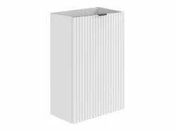 Discount Mueble para lavamanos estriado con puerta reversible - H60 x L40 x P22 - VAHIRA Mueble De Aseo