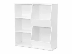 Hot Mueble para niños, 3 estantes y 2 espacios de almacenamiento Librería