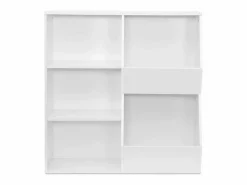 Hot Mueble para niños, 3 estantes y 2 espacios de almacenamiento Librería