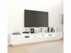Online Mueble para TV con luces LED 260x35x40 cm ES13336 Mueble Tv