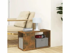 Clicnbuy Mueble para TV madera contrachapada roble ahumado 60x24x32 cm