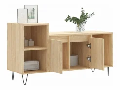 vidaxl Mueble para TV madera contrachapada roble Sonoma 100x35x55 cm