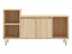 vidaxl Mueble para TV madera contrachapada roble Sonoma 100x35x55 cm