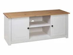 Mueble para TV madera de pino estilo Panamá 120x40x50 cm ES97247