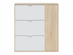 Hot Mueble para zapatos de 3 abatibles y 1 puerta, 30 pares - L106 cm Zapatero|Mueble De Almacenaje