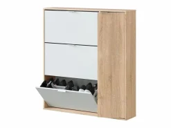 Hot Mueble para zapatos de 3 abatibles y 1 puerta, 30 pares - L106 cm Zapatero|Mueble De Almacenaje