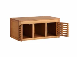 Best Mueble simple lavabo de madera de acacia - Mueble de baño - 90 cm - PENEBEL Mueble De Baño Simple