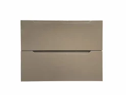 New Mueble simple lavabo suspendido gris , 80 cm, STEFANIE Mueble De Baño Simple