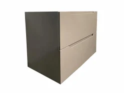 New Mueble simple lavabo suspendido gris , 80 cm, STEFANIE Mueble De Baño Simple