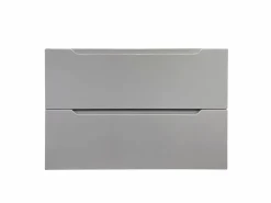 New Vente-unique Mueble simple lavabo suspendido , 80 cm, STEFANIE Gris