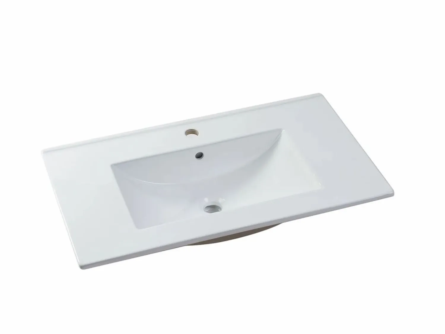 New Vente-unique Mueble simple lavabo suspendido , 80 cm, STEFANIE Gris