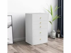Hot LLB Mueble tocador maquillaje espejo mesilla ahorra espacio Deva Blanco