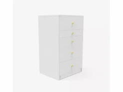 Hot LLB Mueble tocador maquillaje espejo mesilla ahorra espacio Deva Blanco