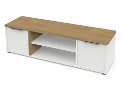 Calicosy Mueble TV ACCESS - 2 Puertas + 1 Nicho - Roble Hamilton y - 134,8 x 39,6 x 39,1 cm