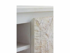 Mueble TV de madera de mango maciza en color patinado