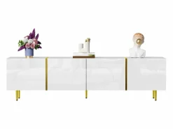 ModernLuxe Mueble TV L 170 cm - con 4 puertas - MDF -