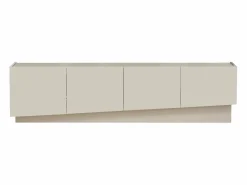 Mueble TV Vela con 4 puertas color cachemira 180x35x45,4 cm