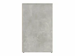 vidaxl Mueble vestidor madera contrachapada hormigón 80x40x65 cm
