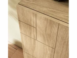 Discount Herdasa Mueble zapatero almacenaje - A87cm x L90cm x F27cm roble dorado patas – Bergen Negro