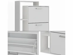 Vicco Mueble zapatero 80x24.2x166.1 orlando
