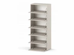 Mueble Zapatero Estrecho Cachemira 60x36x150cm – Estantería para 15 pares, Almacenamiento para la Entrada