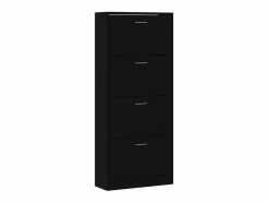 Outlet Mueble zapatero madera contrachapada 63x24x147 cm ES286083 Zapatero