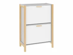 Mueble zapatero madera contrachapada 57,5x33x80 cm ES694855