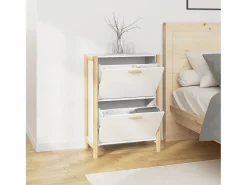 Mueble zapatero madera contrachapada 57,5x33x80 cm ES694855