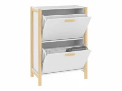 Mueble zapatero madera contrachapada 57,5x33x80 cm ES694855