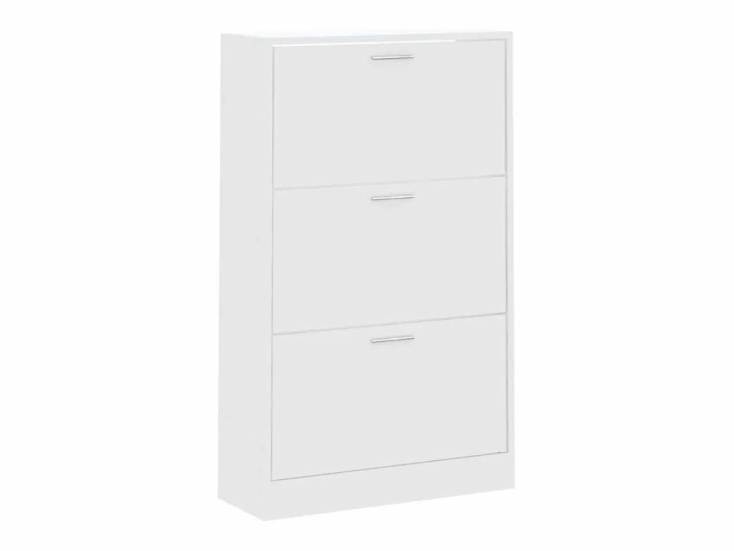 Best Mueble zapatero madera contrachapada 63x24x103 cm ES448610 Blanco
