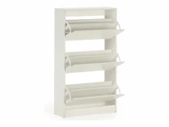 Hot VS Venta-stock Mueble Zapatero Ángel 3 Puertas Color , para 18 Pares Blanco