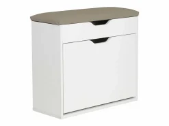 Sale Habitat et jardin Mueble zapatero "Wade" - 60 x 23,8 x 68 cm - Blanco