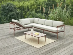 New MYLIA Muebles de salón para jardín LASTON 3233127 Terracota / Beige