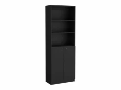 TuHome Munds Juego de Sala de 3 Piezas con 3 Libreros, Wengué