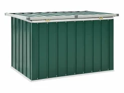 Online Garden Furniture Nancy Caja de almacenamiento para jardín 109x67x65 cm Verde