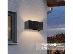 Online 2 Aplicaciones LED para Muro Negras IP65, Luz Blanca Caliente Ajustable G9, para Salón, Jardín, Terraza Iluminación Exterior