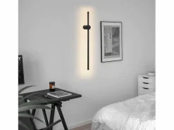 NETTLIFE Aplique LED de interior - 60 cm - Lámpara de pasillo de diseño moderno - Blanco cálido 3000 K - Lámpara de cocina
